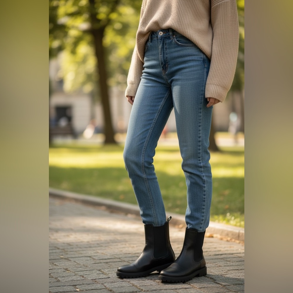 LOFT Black Leather Boots